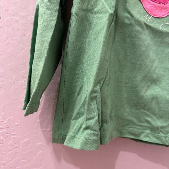 Kite Bird Appliqué Long Sleeve Shirt & Pink Polka Dot Leggings Outfit - Picture 5 of 9